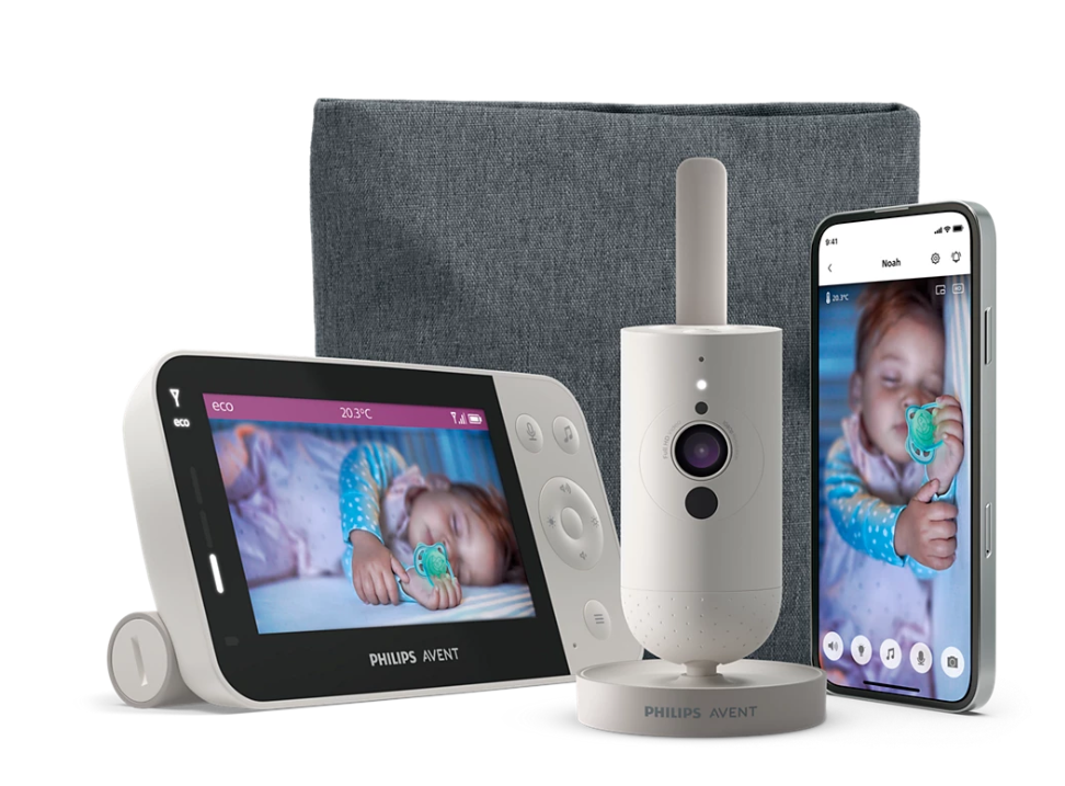 Philips Avent monitor video conectat la aplicatie mobila 0m+