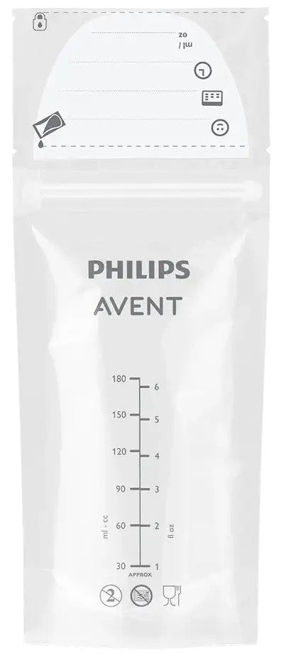 Philips Avent pungi de pastrare a laptelui matern 180 ml 25 buc