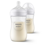 Philips Avent set biberon 260 ml cu 3 picaturi Natural Response 1m+ 2 buc