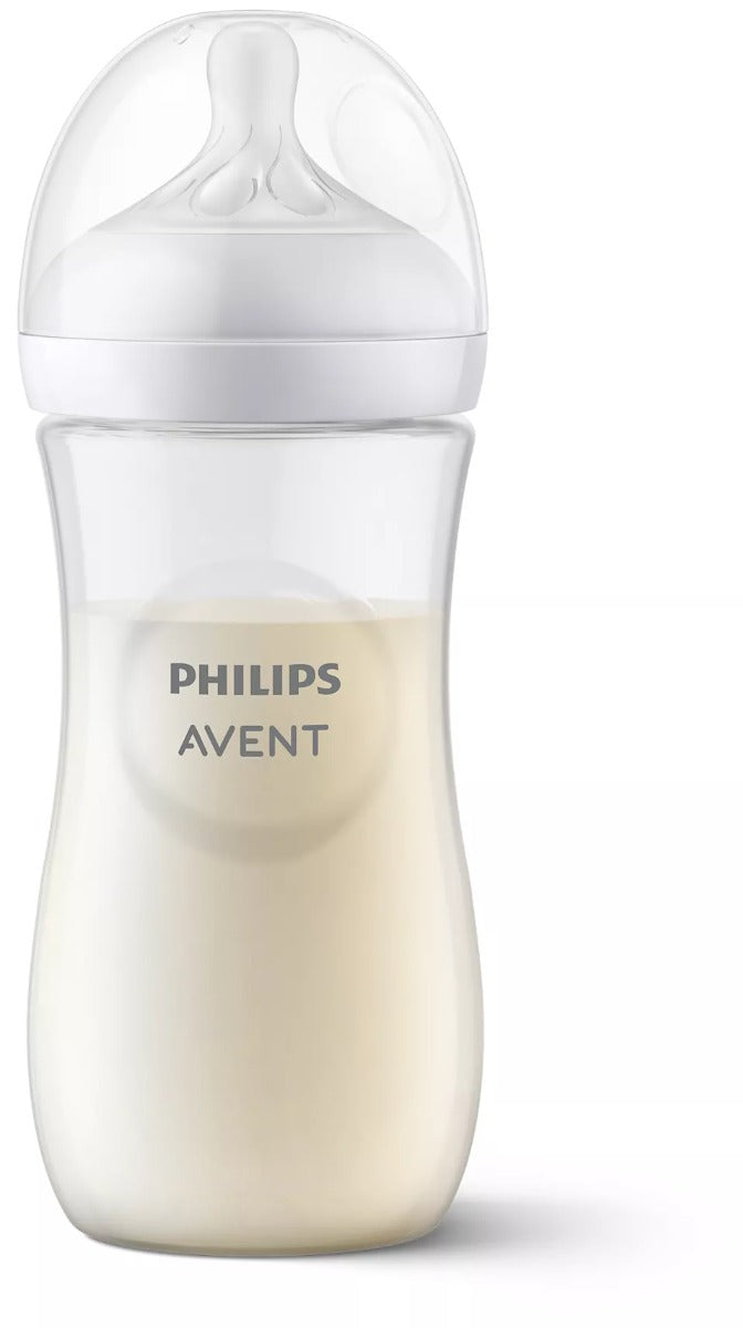 Philips Avent set biberon 330 ml cu 4 picaturi Natural Response 3m+ 2 buc