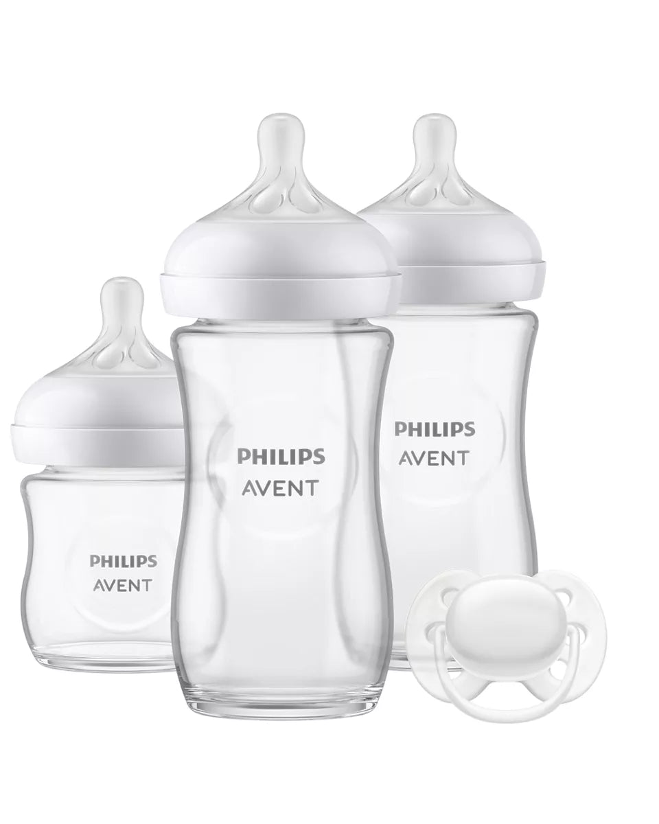 Philips Avent set incepator 3 biberoane Natural Response cu suzete Ultra Soft 0m+ 