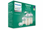 Philips Avent set incepator 3 biberoane Natural Response cu suzete Ultra Soft 0m+ 