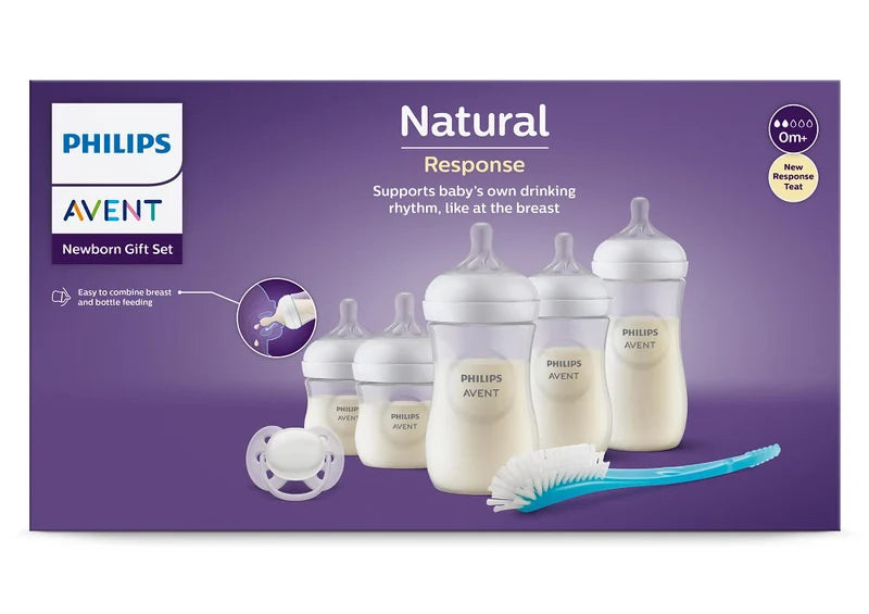 Philips Avent set incepator cu 5 biberoane Natural Response 0m+ 