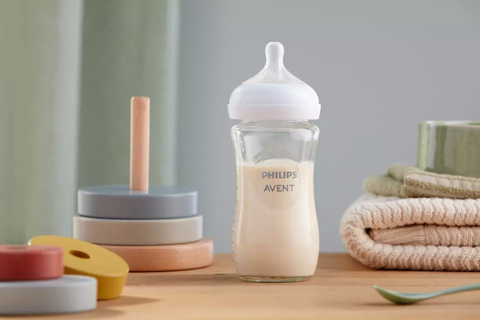 Philips Avent set incepator cu biberoane sticla Natural Response 0m+ 