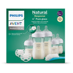 Philips Avent set incepator cu biberoane sticla Natural Response 0m+ 