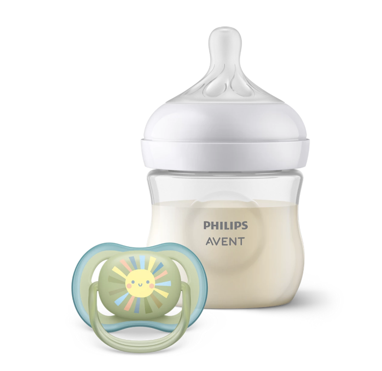 Philips Avent set incepator Natural Response biberon si suzeta 0m+