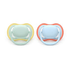 Philips Avent suzeta silicon Ultra Air 0-6  luni 2 buc Boy Blue-Green