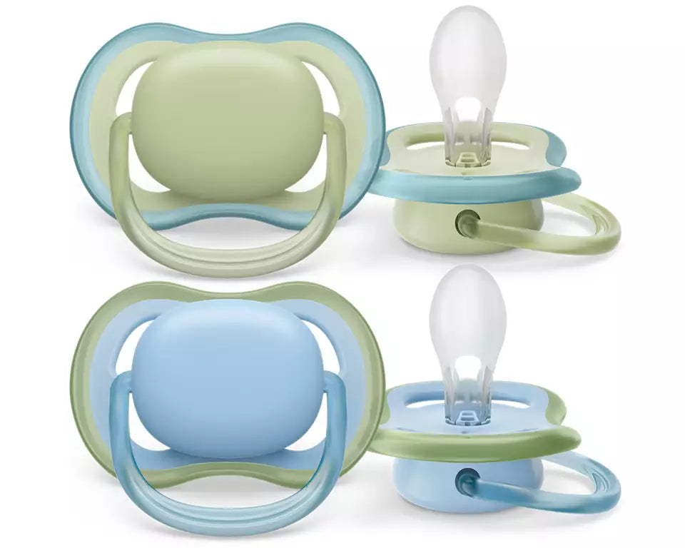 Philips Avent suzeta silicon Ultra Air 0-6 luni 2 buc Boy neutral Imagine principală a produsului