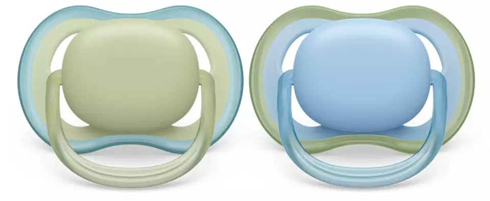 Philips Avent suzeta silicon Ultra Air 0-6 luni 2 buc Boy neutral