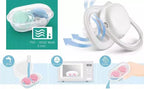 Philips Avent suzeta silicon Ultra Air 0-6 luni 2 buc Happy