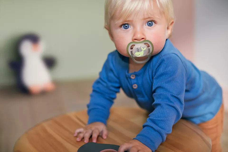 Philips Avent suzeta silicon Ultra Air 6-18  luni 2 buc Boy Ocean