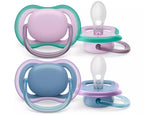 Philips Avent suzeta silicon Ultra Air 6-18  luni 2 buc Girl neutral