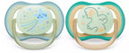 Philips Avent suzeta silicon Ultra Air Nighttime 0-6  luni 2 buc Neutral