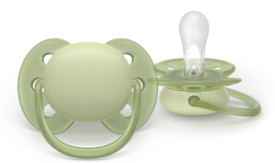 Philips Avent suzeta silicon Ultra Soft 0-6 luni 2 buc Boy