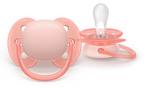 Philips Avent suzeta silicon Ultra Soft 0-6 luni 2 buc Girl