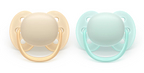 Philips Avent suzeta silicon Ultra Soft 0-6 luni 2 buc Neutral