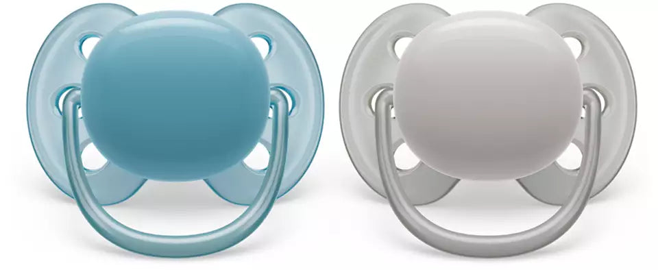Philips Avent suzeta silicon Ultra Soft 6-18 luni 2 buc Boy