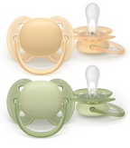 Philips Avent suzeta silicon Ultra Soft 6-18 luni 2 buc Neutral