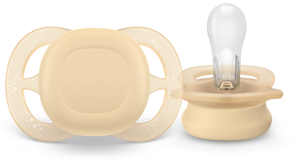 Philips Avent suzeta silicon Ultra Start 0-2 luni 2 buc Girl neutral