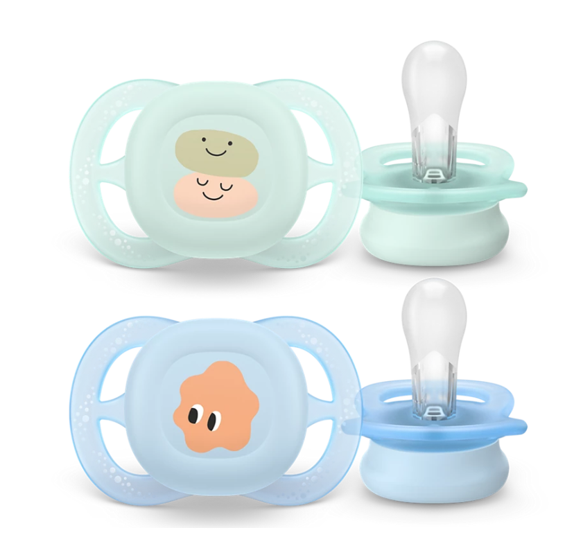 Philips Avent suzeta silicon Ultra Start 0-2 luni Boy cu model Imagine principală a produsului