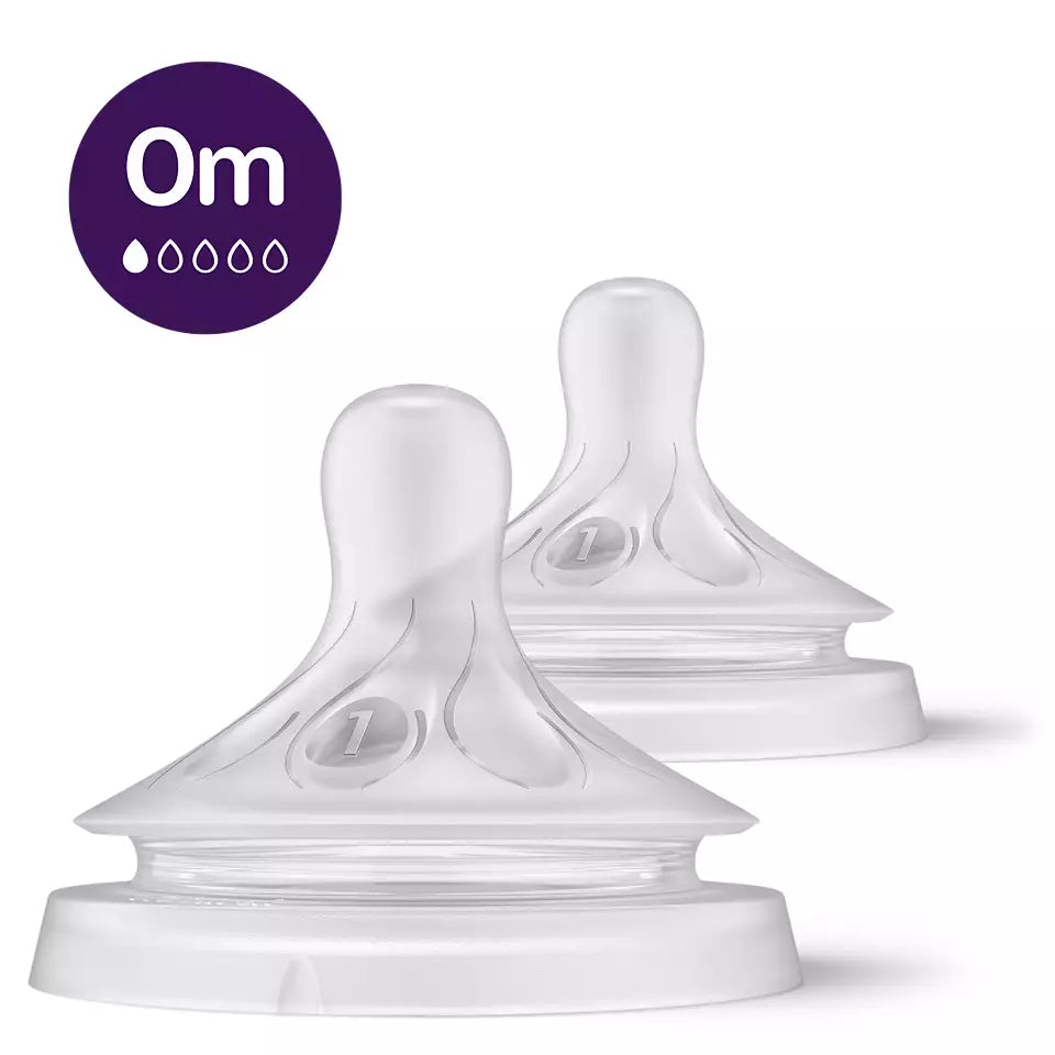 Philips Avent tetina debit 1 Natural Response 0m+ 2 buc