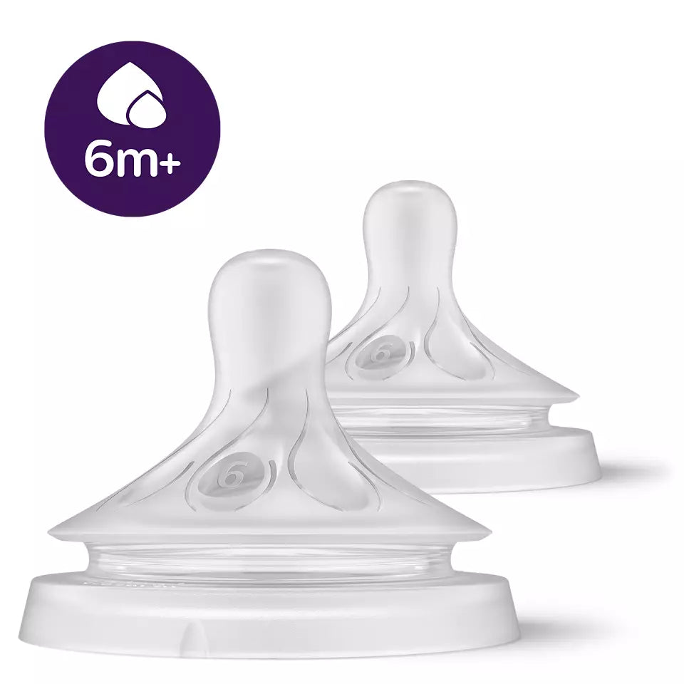 Philips Avent tetina debit 6 Natural Response 6m+ 2 buc Imagine principală a produsului