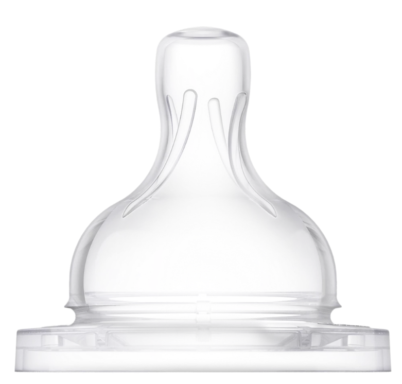 Philips Avent tetina silicon anti-colici debit 1/0m+ 2 buc Imagine secundară a produsului