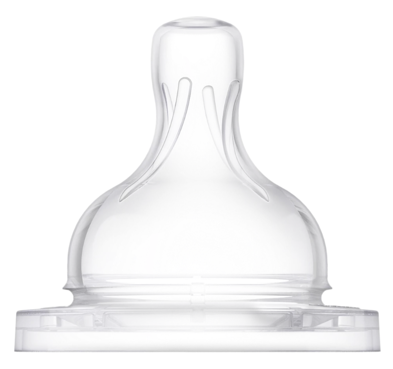 Philips Avent tetina silicon anti-colici debit  3/3m+ 2 buc Imagine secundară a produsului