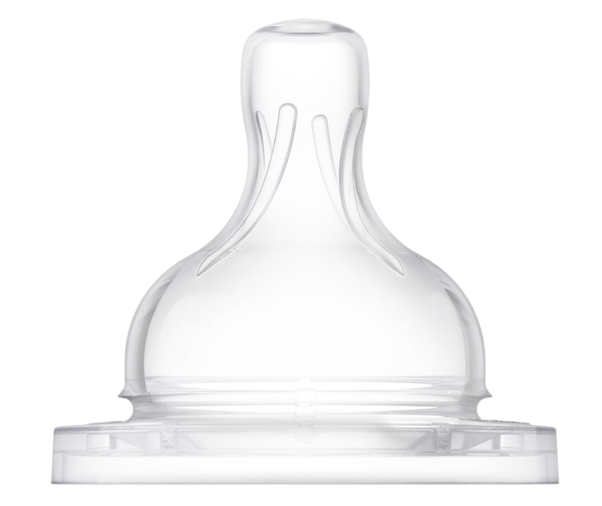 Philips Avent tetina silicon anti-colici debit  4/6m+ 2 buc