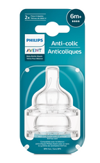Philips Avent tetina silicon anti-colici debit  4/6m+ 2 buc