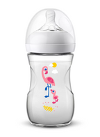 Philips Avent biberon Natural 260 ml cu tetina silicon debit lent 01