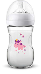 Philips Avent biberon Natural 260 ml  lent 1m+ Unicorn 01 