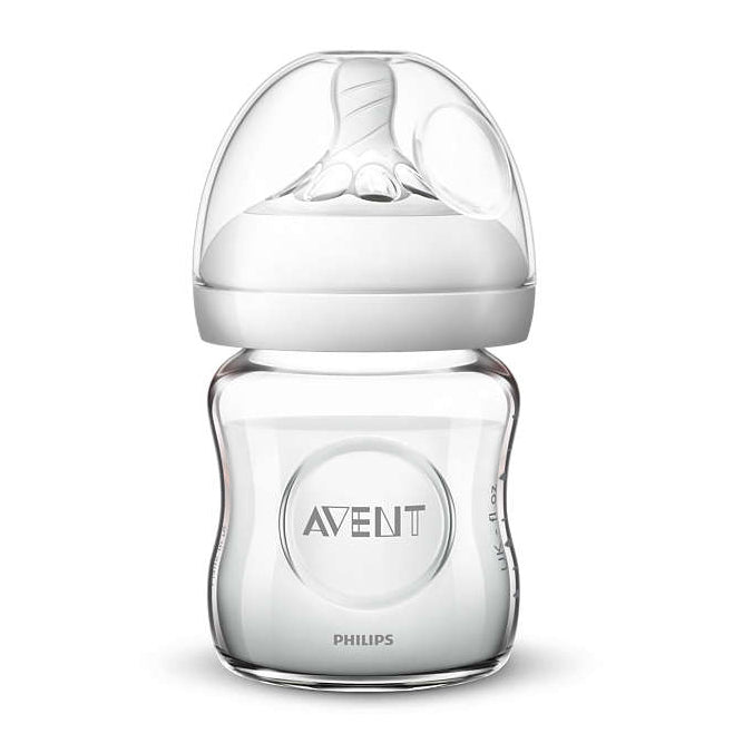Philips Avent biberon Natural sticla 120 ml cu tetina cu debit pentru nou nascuti 0m+ SCF051-17 01