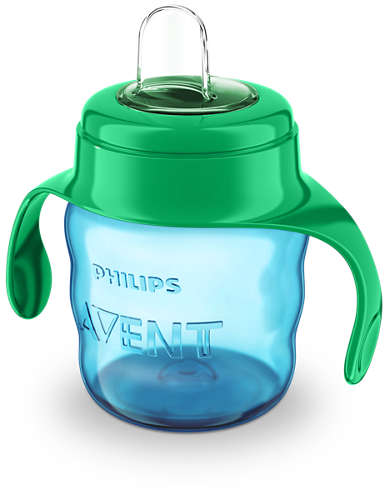 Philips Avent cana cu tetina de formare 6m+ 200 ml, Albastru SCF551-05 01
