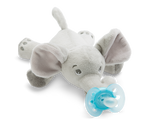 Philips Avent jucarie plus cu suzeta ultra soft 0m+, Elefant SCF348/13.01