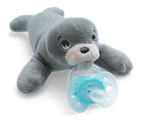 Philips Avent jucarie plus cu suzeta ultra soft 0m+, Foca SCF348-14.01
