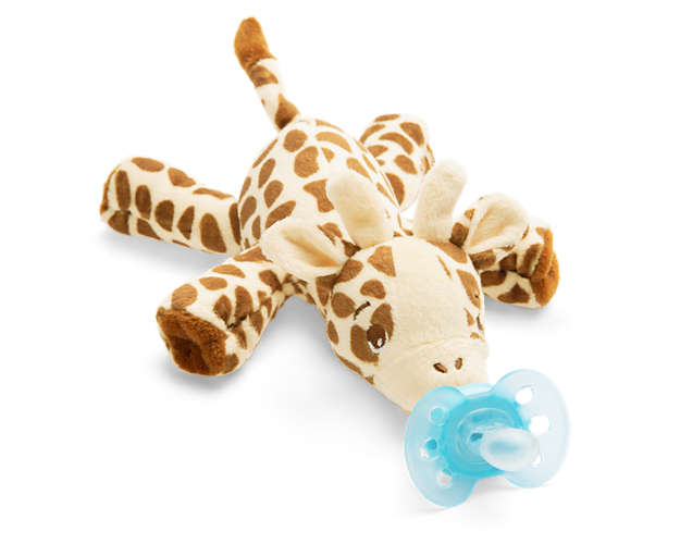 Philips Avent jucarie plus cu suzeta ultra soft 0m+, Girafa SCF348-11.01
