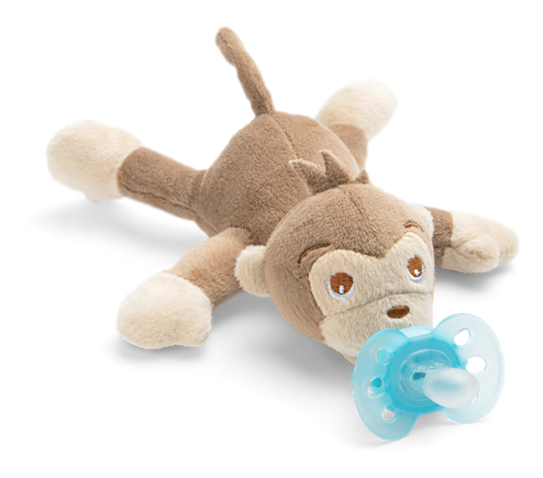 Philips Avent jucarie plus cu suzeta ultra soft 0m+, Maimuta SCF348-12.01 Imagine principală a produsului