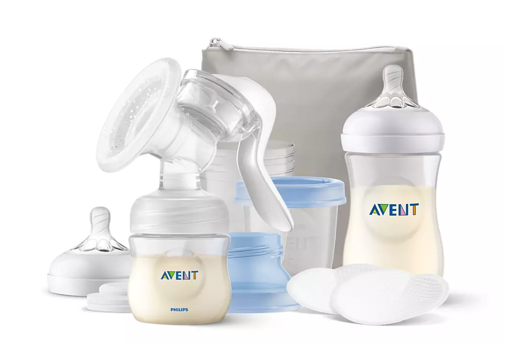 Philips Avent pompa san manuala si set incepator 0m+ 01