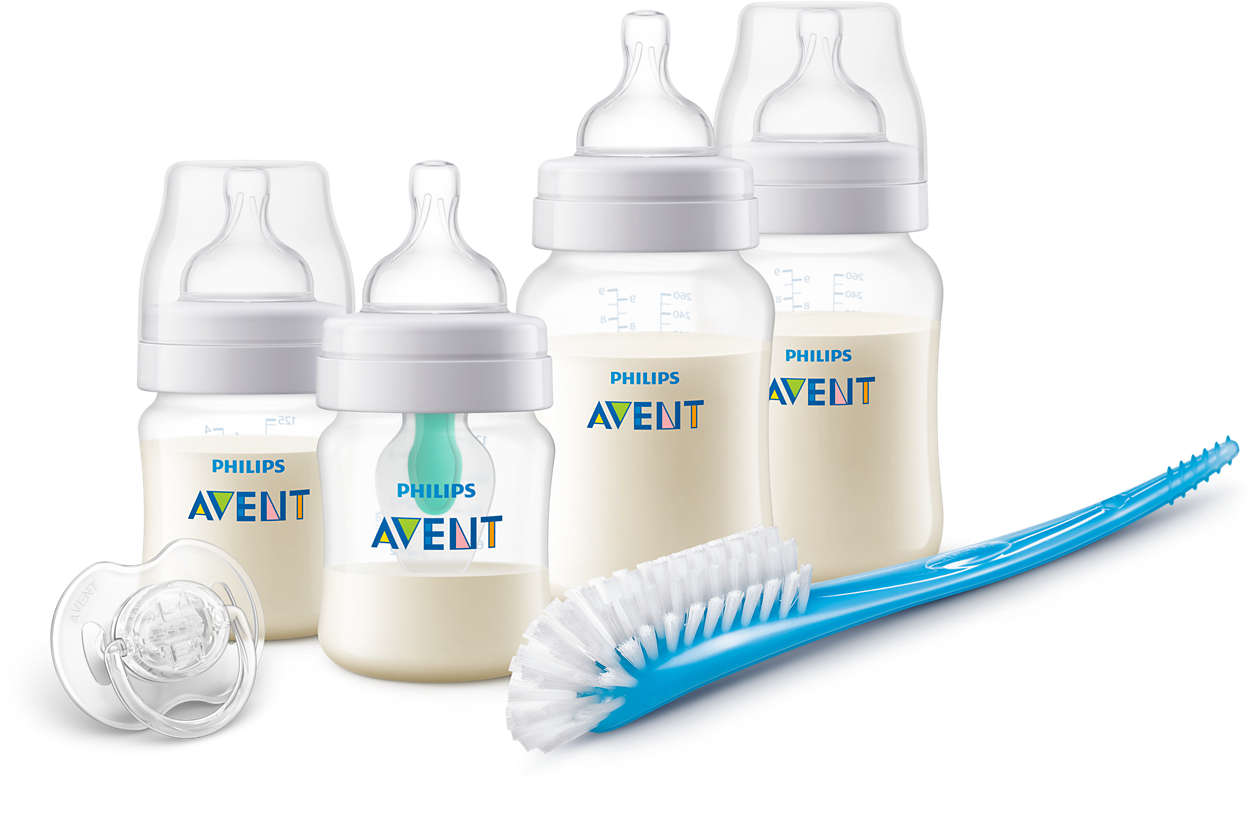 Philips Avent set incepator cu biberoane Air Free 0m+ SCD807-00 01 Imagine principală a produsului