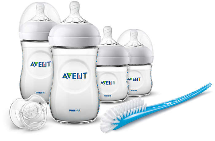 Philips Avent set incepator cu biberoane Natural 0m+ SCD301-01 01