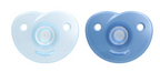 Philips Avent suzeta silicon Soothie 0-6 luni 2 buc,  Albastru 01