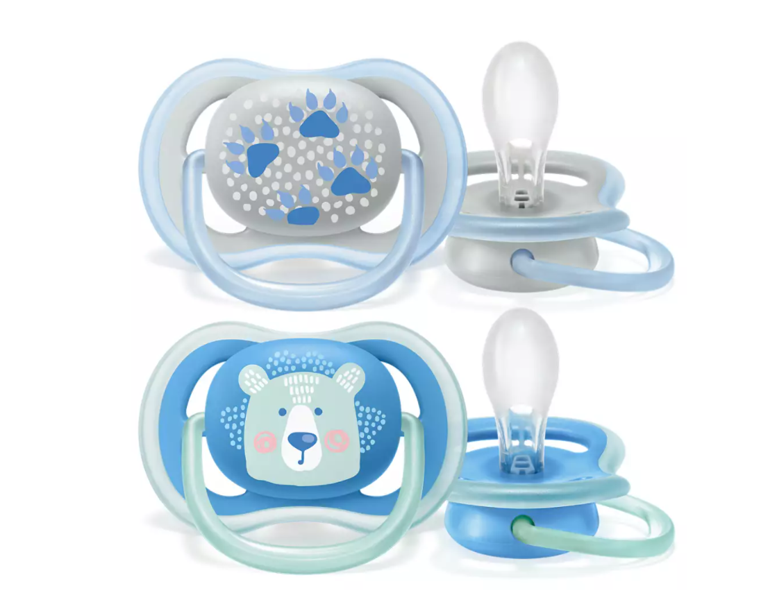 Philips Avent suzeta silicon Ultra Air 2 buc Animal Girl  Imagine principală a produsului