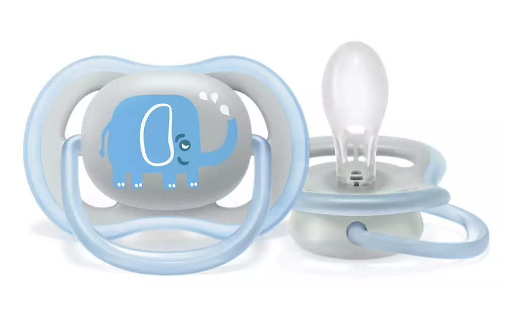 Philips Avent suzeta silicon Ultra Air 6-18  luni 1 buc Elefant