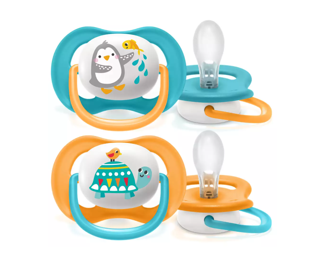Philips Avent suzeta silicon Ultra Air 6-18 luni 2 buc Animals Unisex  Imagine principală a produsului