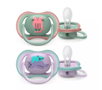 Philips Avent suzeta silicon Ultra Air 6-18 luni 2 buc Girl