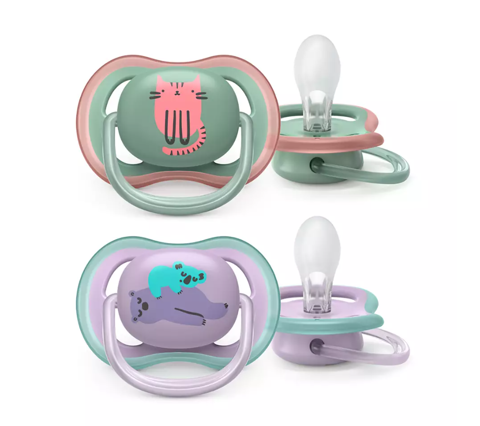 Philips Avent suzeta silicon Ultra Air 6-18 luni 2 buc Girl