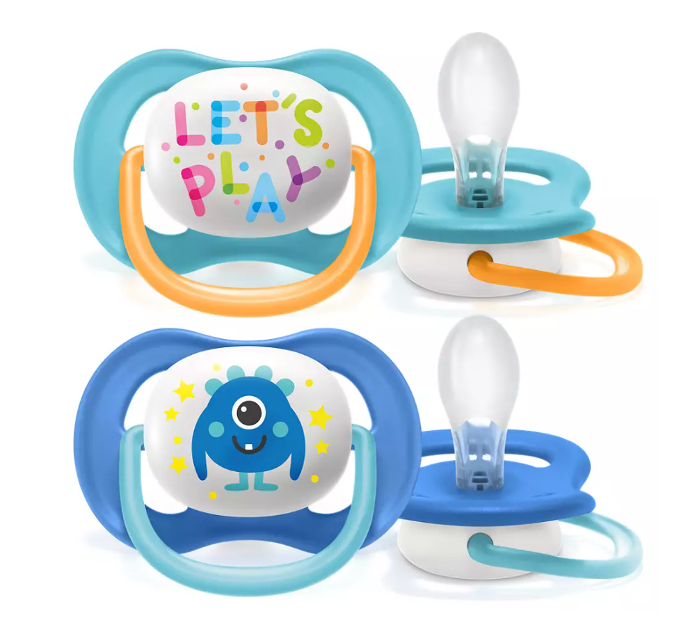 Philips Avent suzeta silicon Ultra Air 6-18 luni 2 buc  Happy0 3