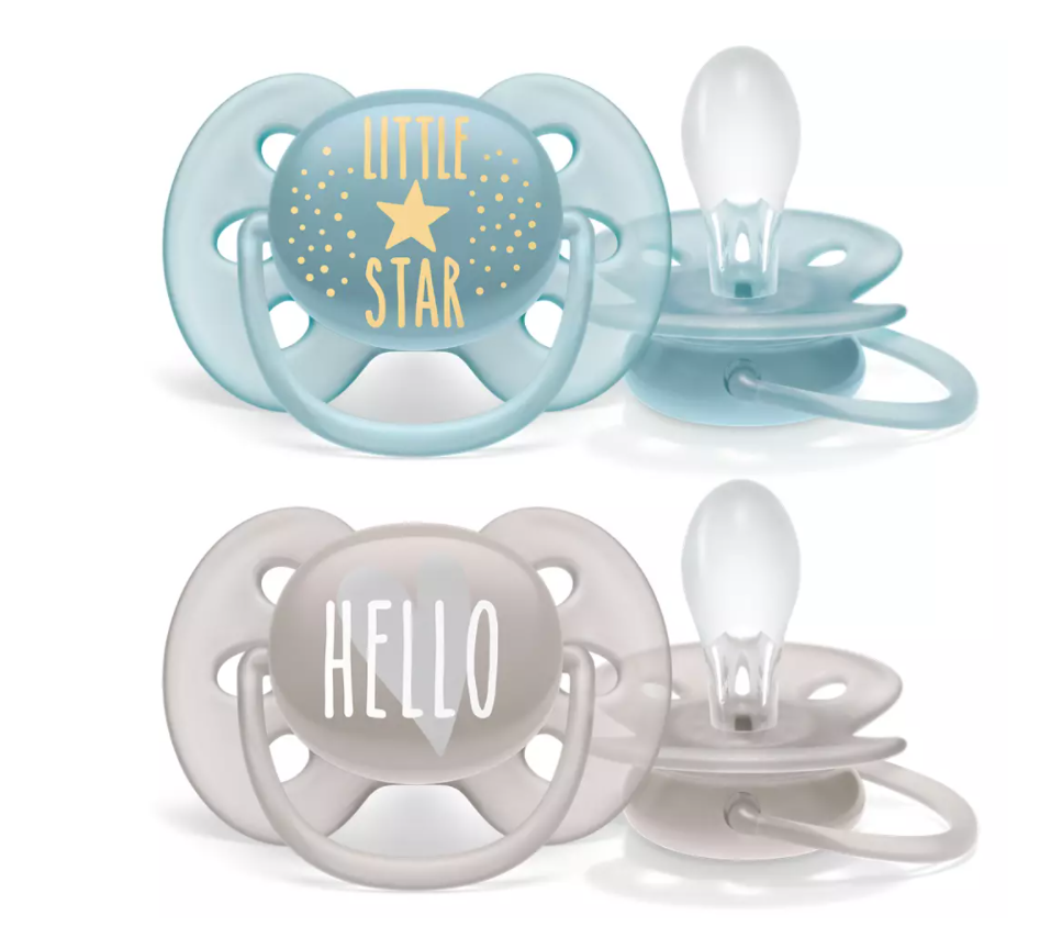 Philips Avent suzeta silicon Ultra Soft 6-18 luni 2 buc Boy 