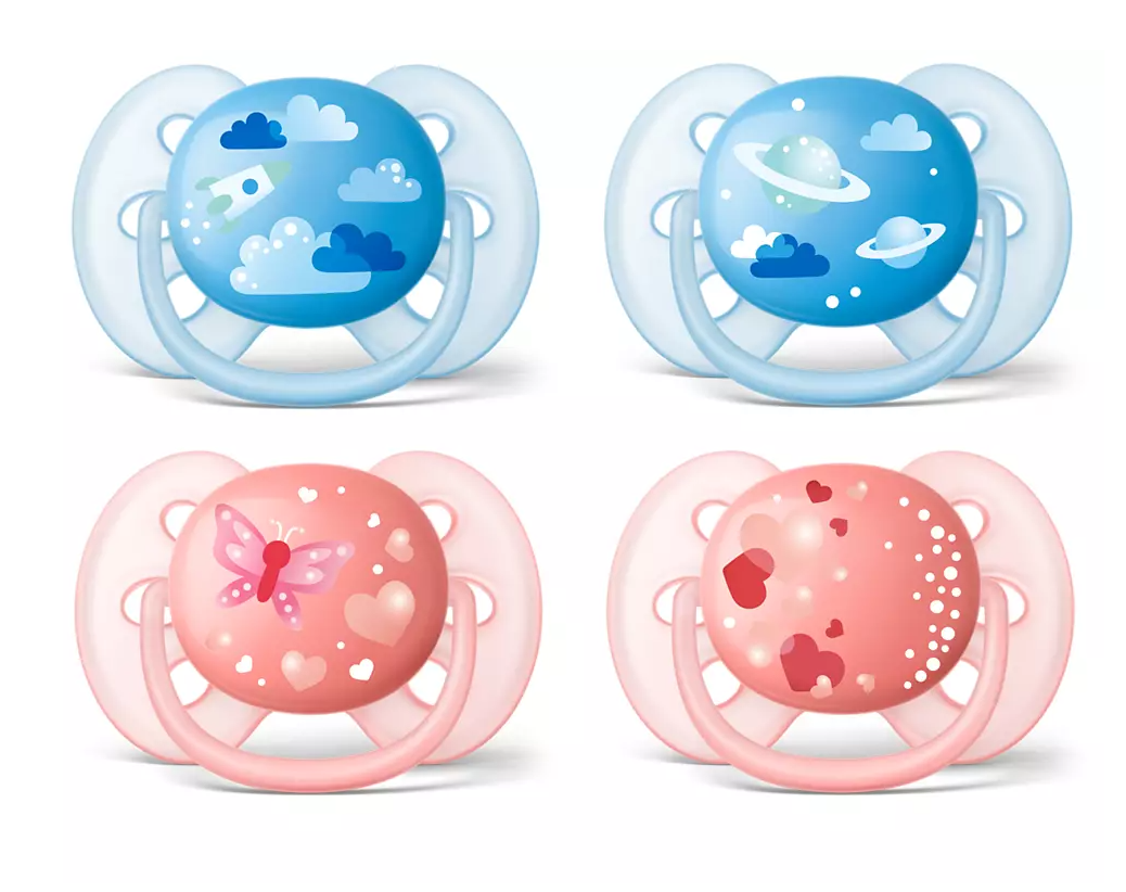 Philips Avent suzeta silicon Ultra Soft 6-18 luni 2 buc SCF22223 Imagine principală a produsului